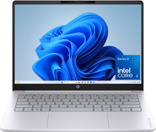 HP - OmniBook 3 - 14" 2K Touchscreen Laptop - Intel Core 3 304 (2026) - 8GB Memory - 128GB Stoarge - Glacier Silver