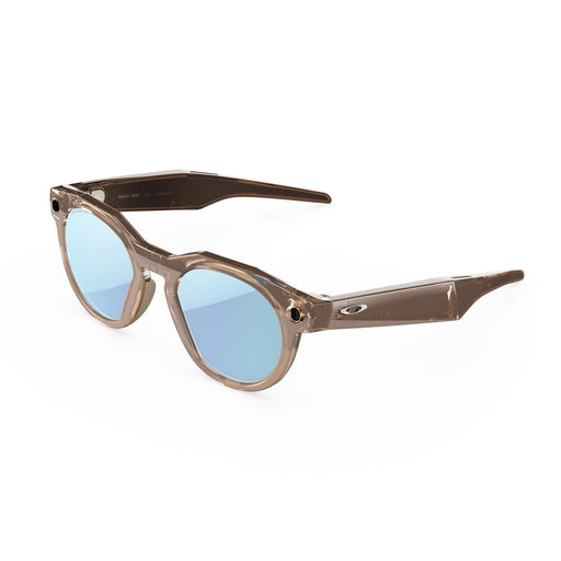 Oakley Meta - HSTN glasses - with Meta AI Audio Photo Video Compatibility - Prizm Deep Water Polarized Lenses - Brown Smoke