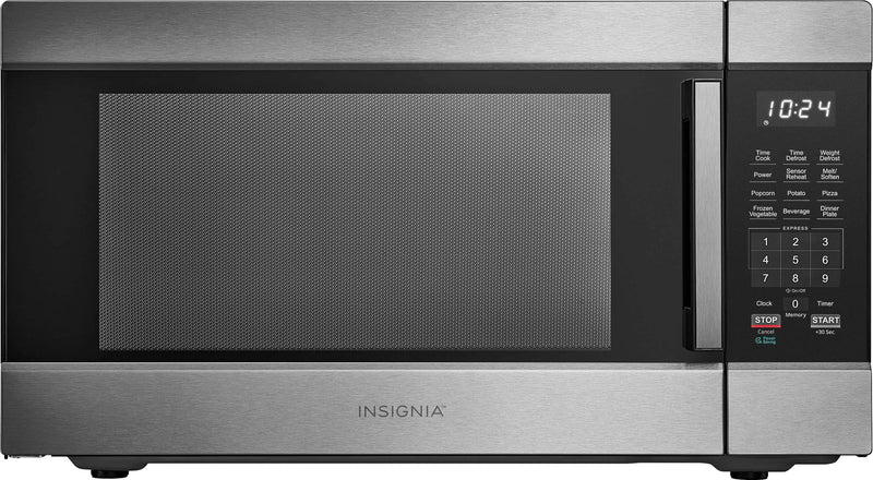 Insignia - 2.2 Cu. Ft. Countertop Microwave with Sensor Cooking and Inverter Technology - Stainless Steel