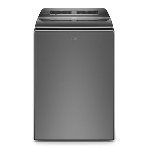 Whirlpool - 5.2/5.3 Cu. Ft. High Efficiency Smart Top Load Washer with 2 in 1 Removable Agitator - Chrome Shadow