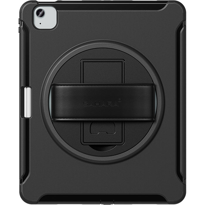 SaharaCase - Raider Series Heavy-Duty Case with Hand Strap for Apple iPad Air (M2) 11" 2024 - Scorpion Black