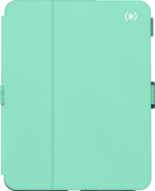 Speck - Balance Folio Case for Apple iPad 11"(A16 chip 2025) and iPad 10.9" (10th Generation) - Jelly Mint/Piccard's Blue
