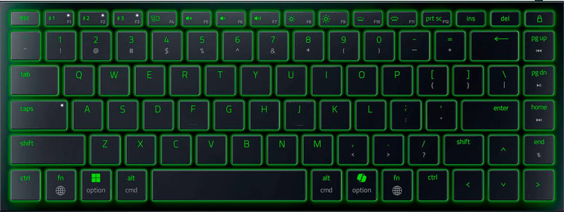 Razer - Joro Portable 75 Wireless Scissor Gaming Keyboard With Chroma RGB Backlighting - Black