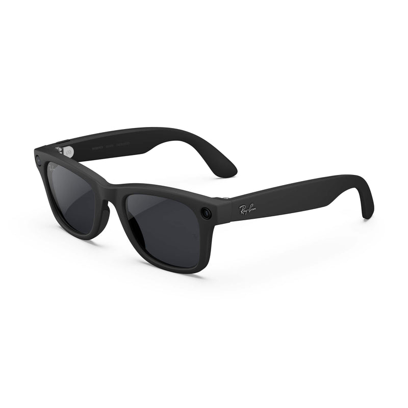 Ray-Ban Meta - Wayfarer (Gen 2) glasses with Meta AI Audio Photo Video Compatibility - Transitions Grey lenses - Matte Black