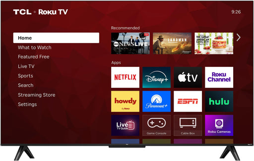 TCL - 43" Class S55LR Series 4K UHD HDR LED Smart TV with Roku TV (2026)
