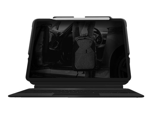 STM - Dux Shell Magic Folio Ultra Protective Case for iPad Air 4th gen/iPad Pro 11" 2nd gen/11" 1st gen - Black - Clear