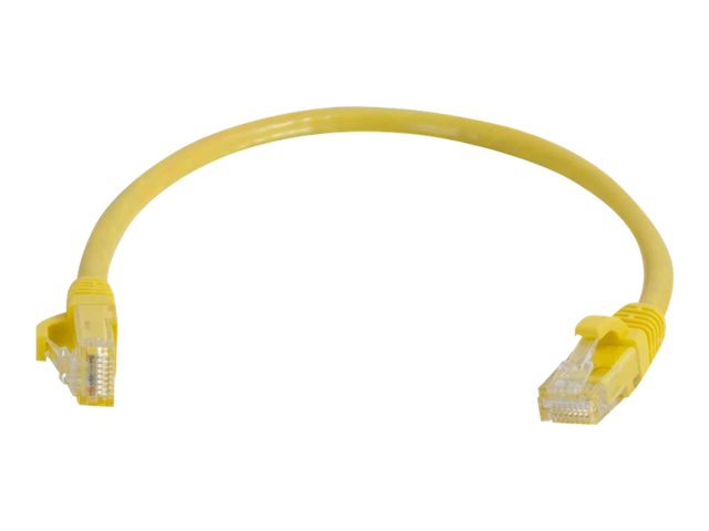 C2G 1ft Cat6 Snagless Unshielded (UTP) Ethernet Network Patch Cable - Yellow - patch cable - 1 ft - yellow