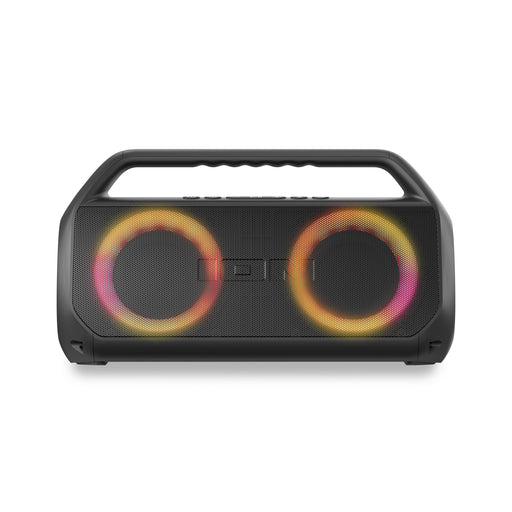 ION Audio - Uber Boom Ultra Water Resistant Bluetooth Stereo Boombox with Lights - Black