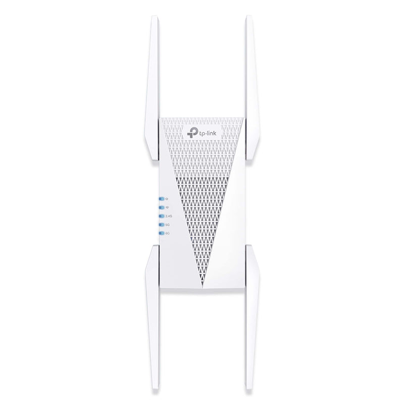 TP-Link - AXE5400 Tri-Band Mesh Wi-Fi 6E Range Extender - White