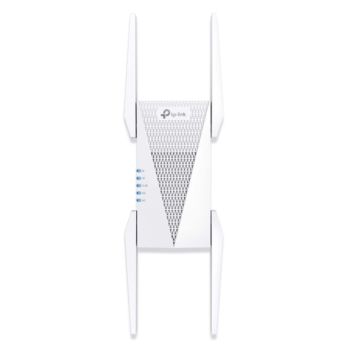 TP-Link - AXE5400 Tri-Band Mesh Wi-Fi 6E Range Extender - White