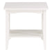 OSP Home Furnishings - Sierra Mission End Table - White Finish