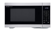 Sharp - 1.1 cu ft Countertop Microwave With Sensor Cooking - Stainless Steel