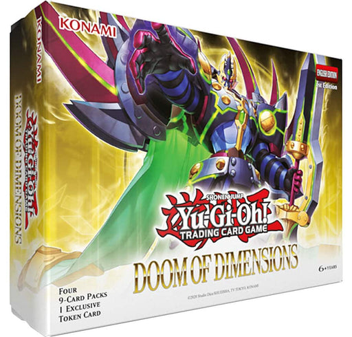 Konami - Yu-Gi-Oh Doom of Dimensions 4 Pk with 1 Exclusive Token Card