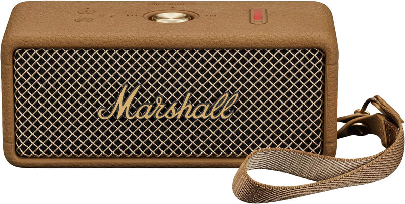 Marshall - Emberton III Portable Bluetooth Speaker with Rugged Waterproof / Dust-proof Wireless Design - Brown