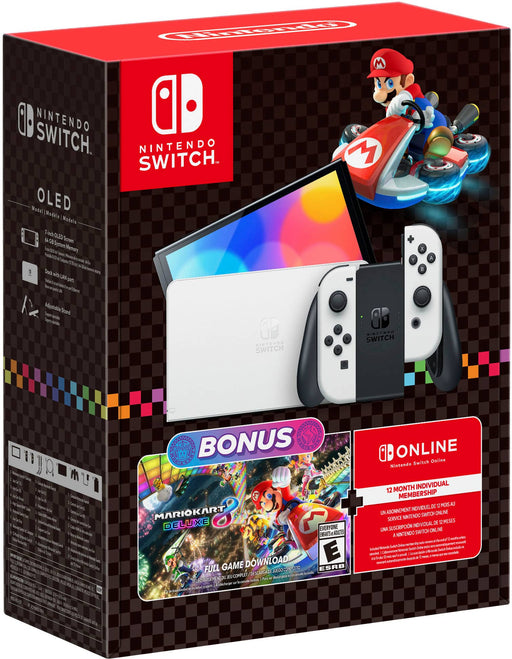 Nintendo Switch  OLED Model Mario Kart 8 Deluxe Bundle - Multi