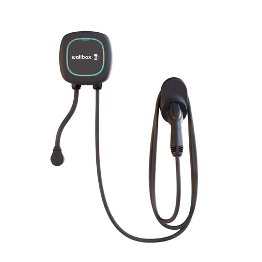 Wallbox - Cable Pulsar Plus J1772 Level 2 NEMA 14-50 Electric Vehicle (EV) Charger up to 40A - 25' - Black