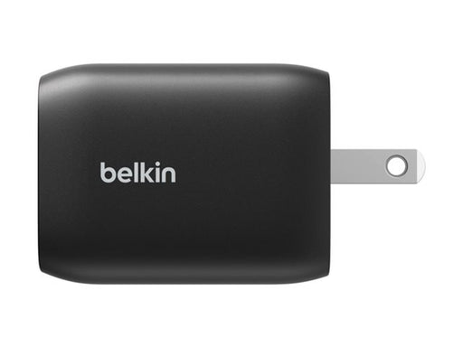 Belkin - Gaming Dual USB-C Wall Charger 65W for Nintendo Switch 2 GaN Technology USB-PD 3.0 PPS Dual Charging Ports - Black