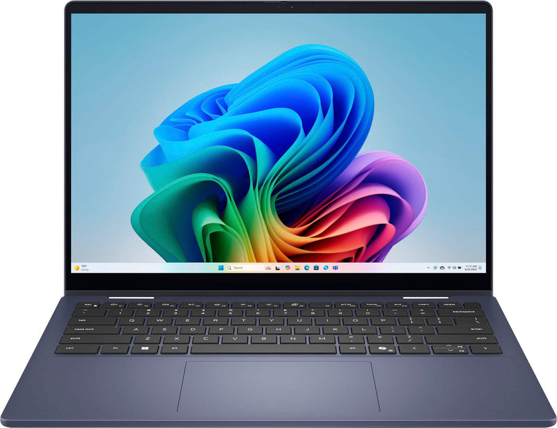 Dell - Plus 2-in-1 14" FHD+ Touch Screen Laptop - AMD Ryzen AI 5 340 Copilot+ PC with 16GB Memory - 512GB SSD - Midnight Blue