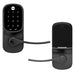 Yale - Assure Lock - Smart Lock Wi-Fi Lever with Touchscreen Keypad  Key Access - Black Suede