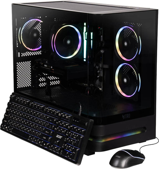 Acer - Nitro 65 Gaming Desktop - AMD Ryzen 99900X 2024 - AMD Radeon RX 9070 XT - 32GB DDR5 Memory  1TB Storage - Black