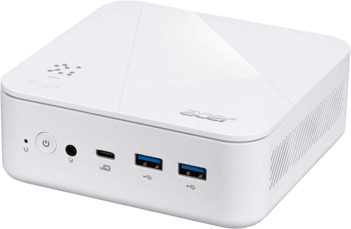 Acer - Revo Box AI Mini PC Desktop Copilot+PC - AMD Ryzen AI 7 445 2026 - 16GB DDR5 Memory - 512GB Storage - White