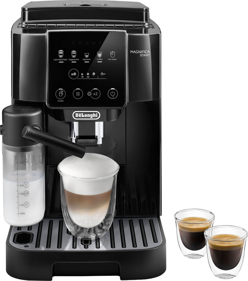 De'Longhi - Magnifica Start Fully Automatic Espresso Machine with Automatic Milk Frother - Black