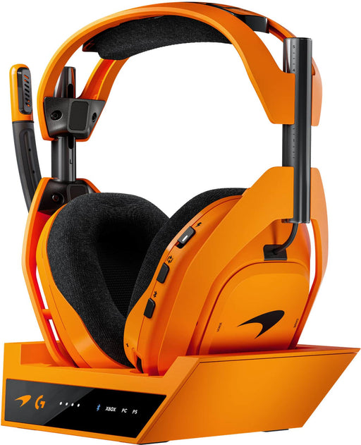 Logitech - Astro A50 X McLaren Edition LIGHTSPEED Wireless Gaming Headset + Base Station with PLAYSYNC for PS5 Xbox Switch PC - Orange