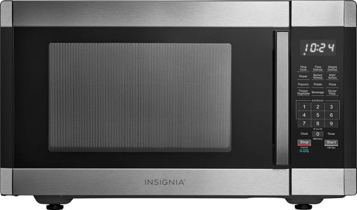Insignia - 1.6 Cu. Ft. Countertop Microwave with Sensor Cooking and Inverter Technology - Stainless Steel