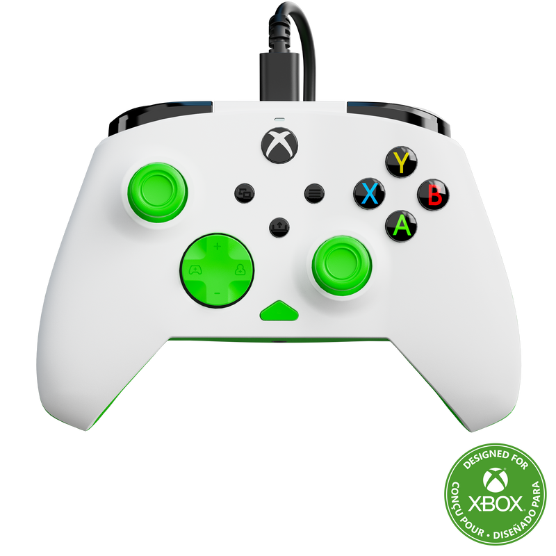 Turtle Beach - Rematch Core Wired Gaming Controller for Xbox Series XS Xbox One  Windows 10/11 PC - White/Green
