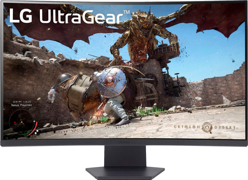 LG - UltraGear 31.5" QHD 180Hz 1ms AMD FreeSync Gaming Monitor with HDR 10 (HDMI DisplayPort) - Black