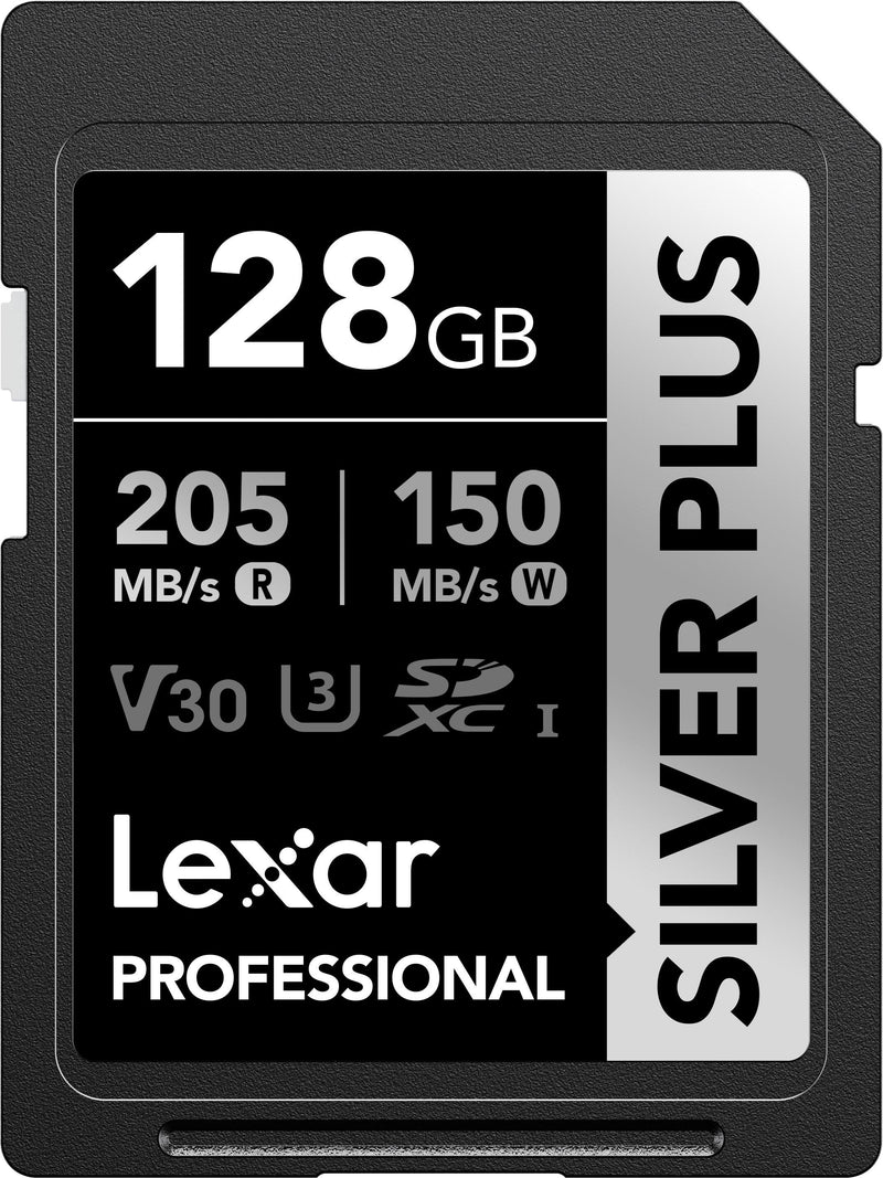 Lexar - Professional SILVER PLUS SDXC V30 128 GB