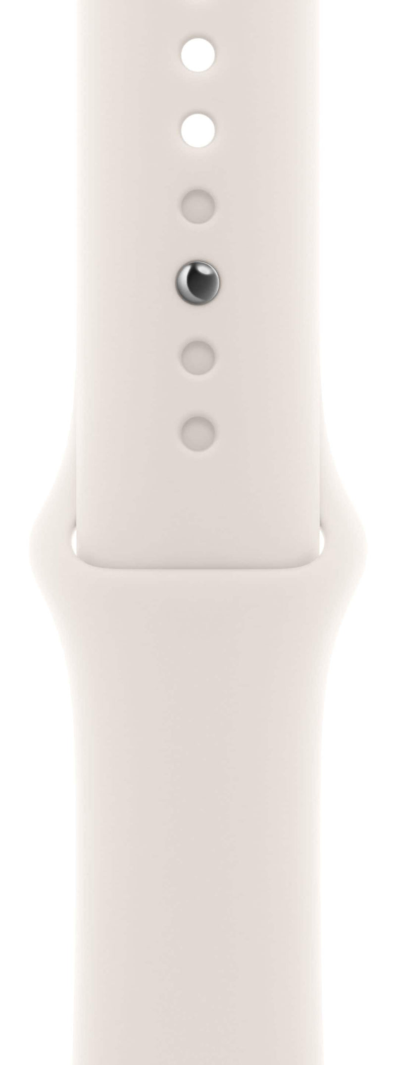 Apple - 42mm Sport Band - S/M - Starlight
