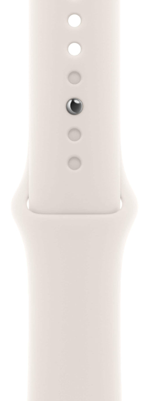 Apple - 42mm Sport Band - S/M - Starlight