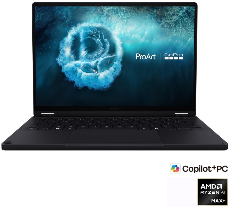 ASUS - ProArt GoPro Edition 13" 3K OLED 2-in-1 Touch Screen Laptop - Copilot+ PC - AMD Ryzen AI Max+ 395 - 128GB RAM - 1TB SSD - Nano Black
