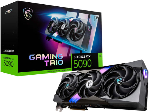MSI - NVIDIA GeForce GeForce RTX 5090 32G GAMING TRIO OC 32GB GDDR7 PCI Express Gen 5 Graphics Card - Black