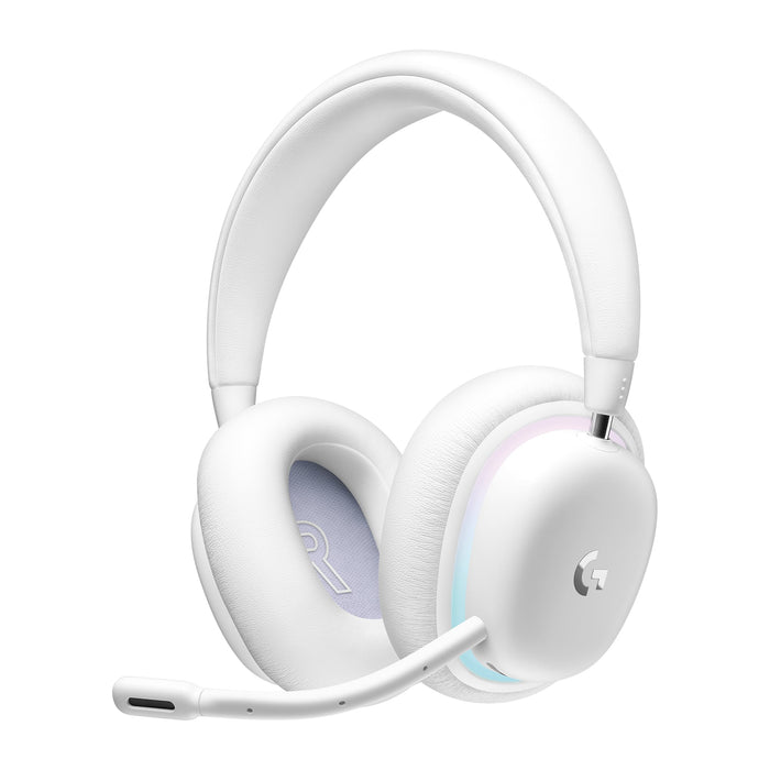 Logitech - G735 Aurora Collection Wireless Gaming Headset for PC Mobile - White Mist