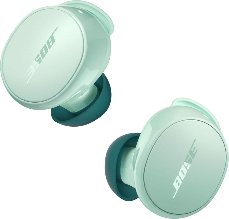 Bose - QuietComfort True Wireless Noise Cancelling In-Ear Earbuds with Customizable Fit - Dewdrop Mint