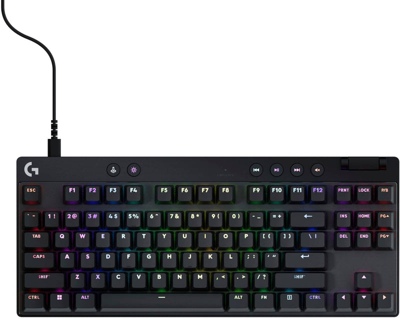 Logitech G PRO X RAPID - keyboard - gaming TKL - QWERTY - English - pink Input Device