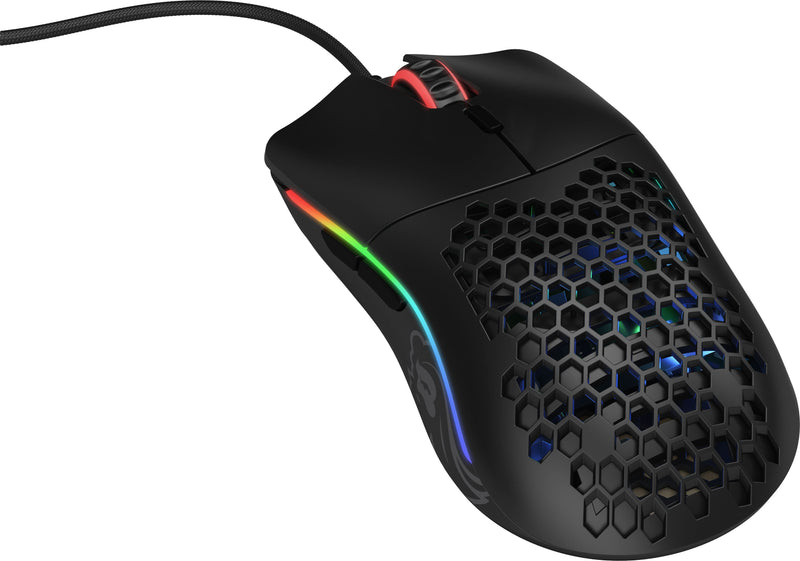 Glorious - Model O Lightweight Wired Optical Gaming Mouse with Customizable RGB - Wired - Black