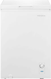 Insignia - 3.5 Cu. Ft. Garage-Ready Chest Freezer - White