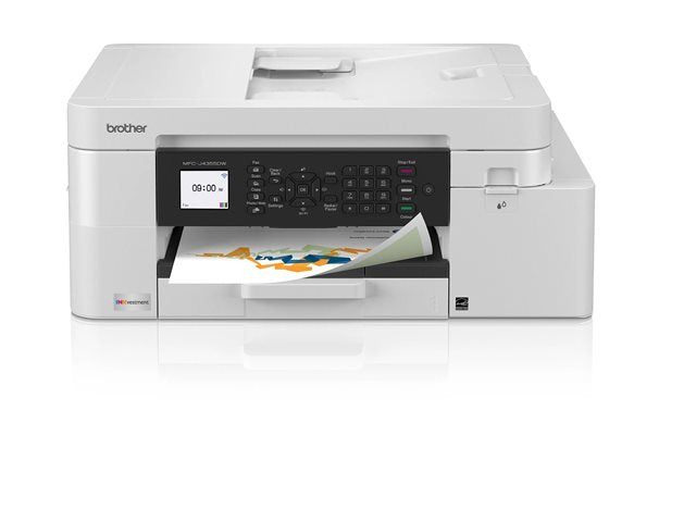 Brother - INKvestment 4355 Wireless All-in-One Inkjet Printer with 1.8 Color Display (MFC-J4355DW) Great for Small Offices - White