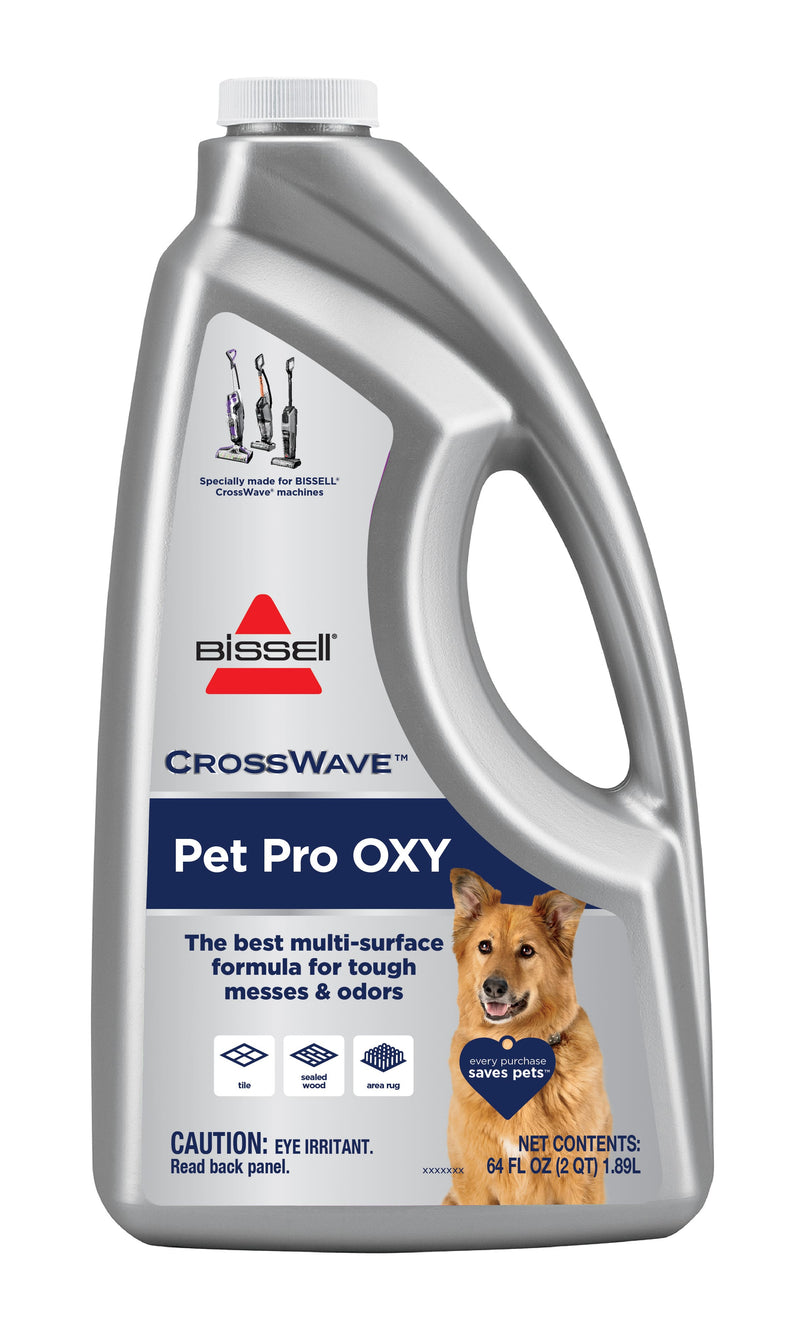BISSELL - CrossWave Pet Pro Oxy Formula (64oz) - Gray