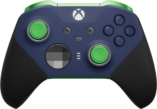 Microsoft - XBOX Elite Series 2 Core Wireless Controller for XBOX Series X XBOX Series S XBOX One PCs and Cloud-Enabled Devices - Green and Blue