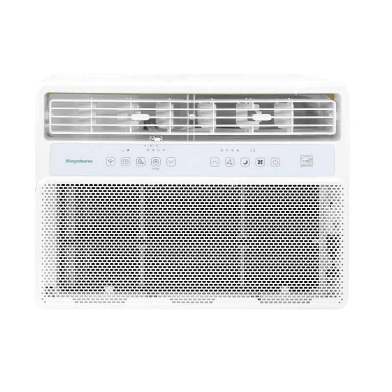 Keystone - 8000 BTU 350 Sq. Ft Window Mounted Inverter Air Conditioner with Remote Control - White