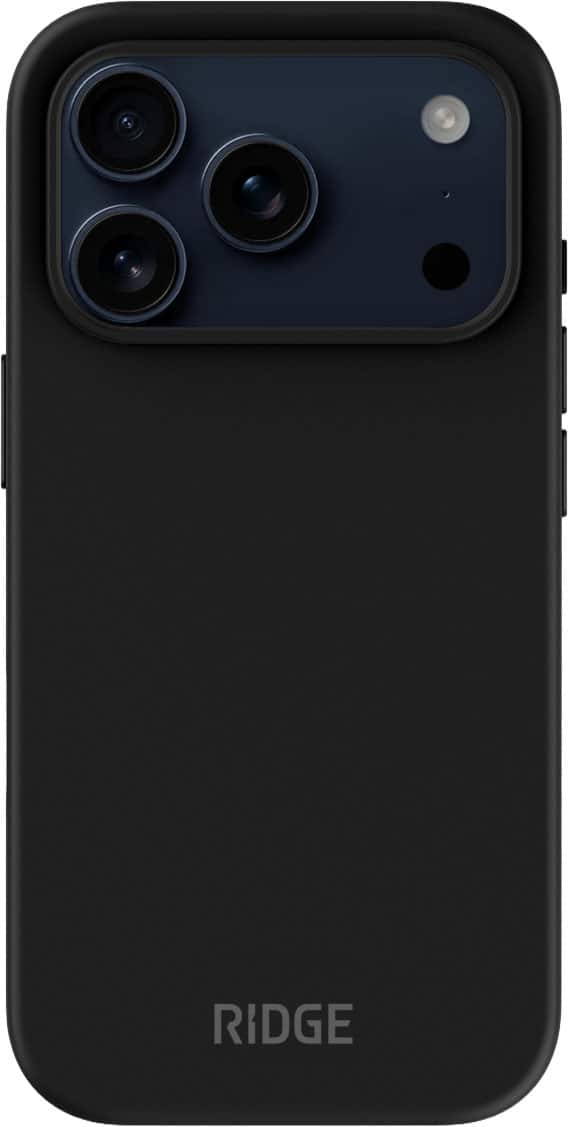 The Ridge Wallet - iPhone 17 Pro Max Case - Matte Black