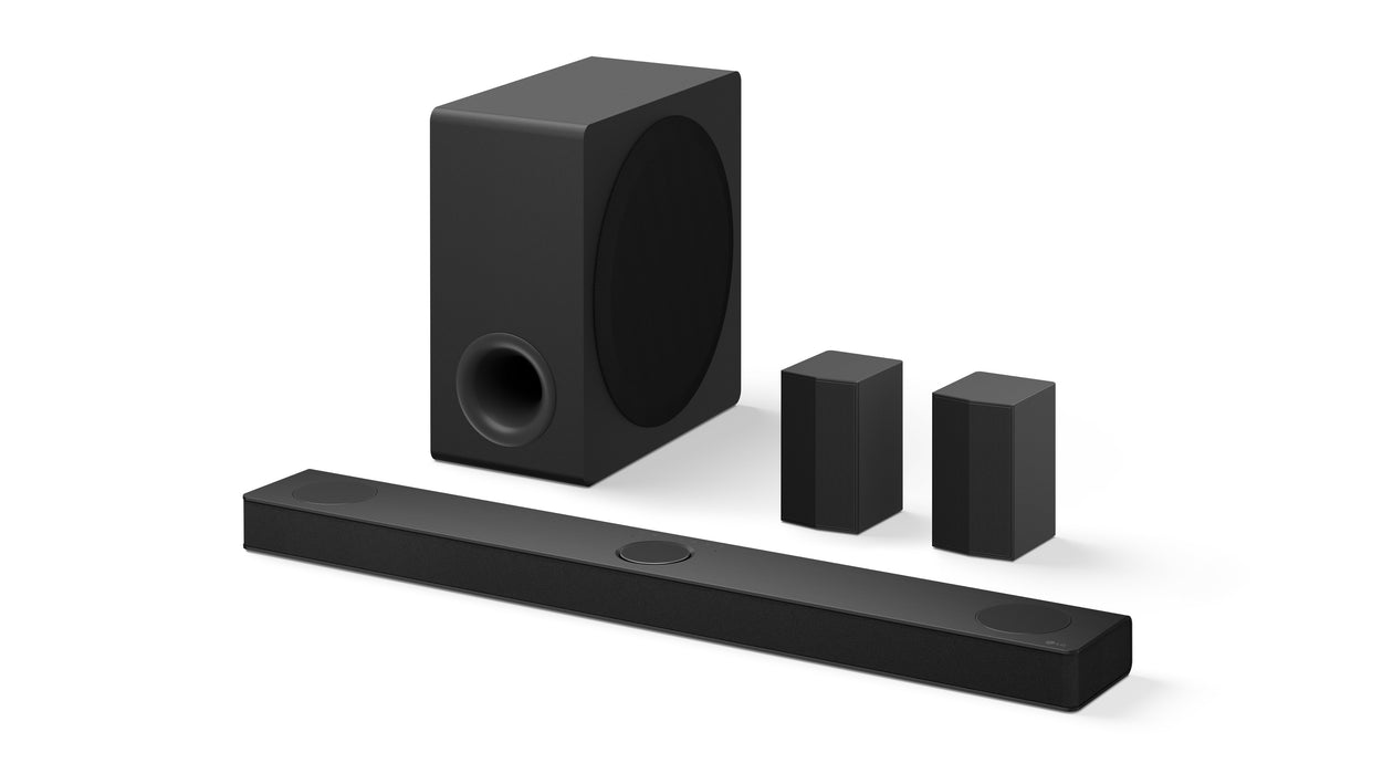 LG - 5.1.3 Channel S80TR Soundbar with Wireless Subwoofer and Rear Speakers Dolby Atmos DTSX and WOW Orchestra - Black