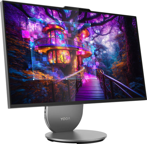 Lenovo - Yoga AIO 27" All-In-One - Intel Core Ultra 7 Processor 255H - 16GB Memory - 1TB SSD - Luna Grey