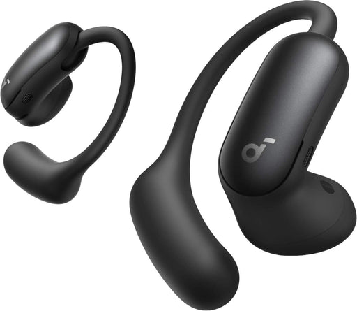 Soundcore - by Anker AeroFit 2 Pro Dual-Form Wireless Earbuds with Open-Ear and Active Noise Cancellation Seamless Switch - Black