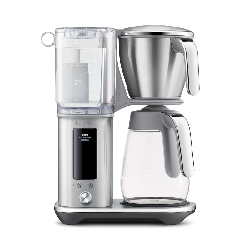 Breville - Luxe Brewer Glass Coffee Maker - Brushed Stainless Steel