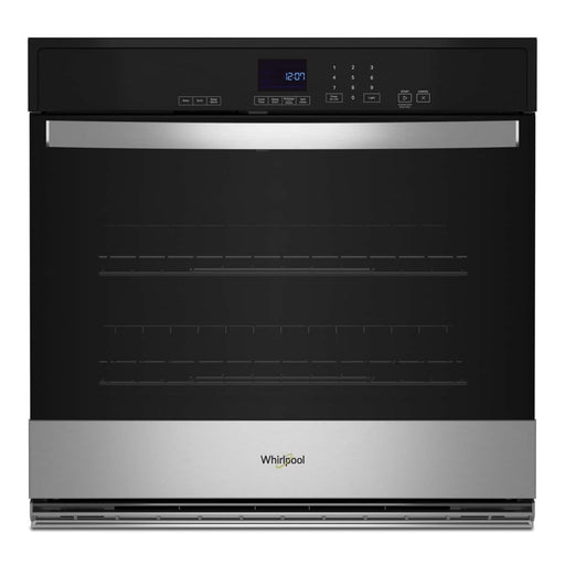 Whirlpool - 30" 5.0 Cu. Ft. Built-In Single Electric Wall Oven with Self-Cleaning - Stainless Steel